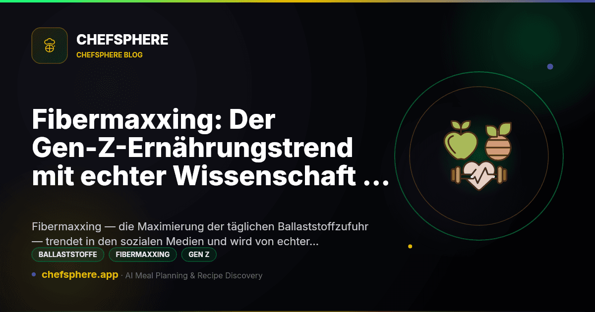 Fibermaxxing: Der Gen-Z-Ernährungstrend mit echter Wissenschaft (+ Speiseplan)