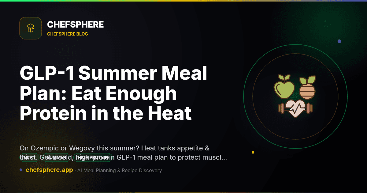 GLP-1 Summer Meal Plan: Eat Enough Protein in the Heat