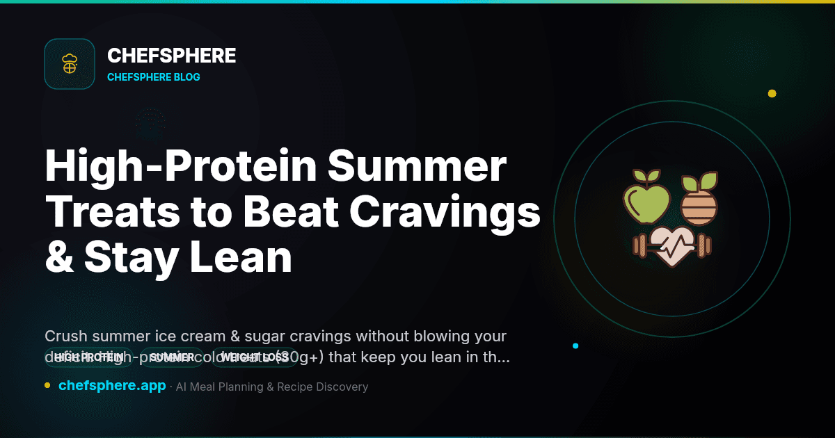 High-Protein Summer Treats to Beat Cravings & Stay Lean