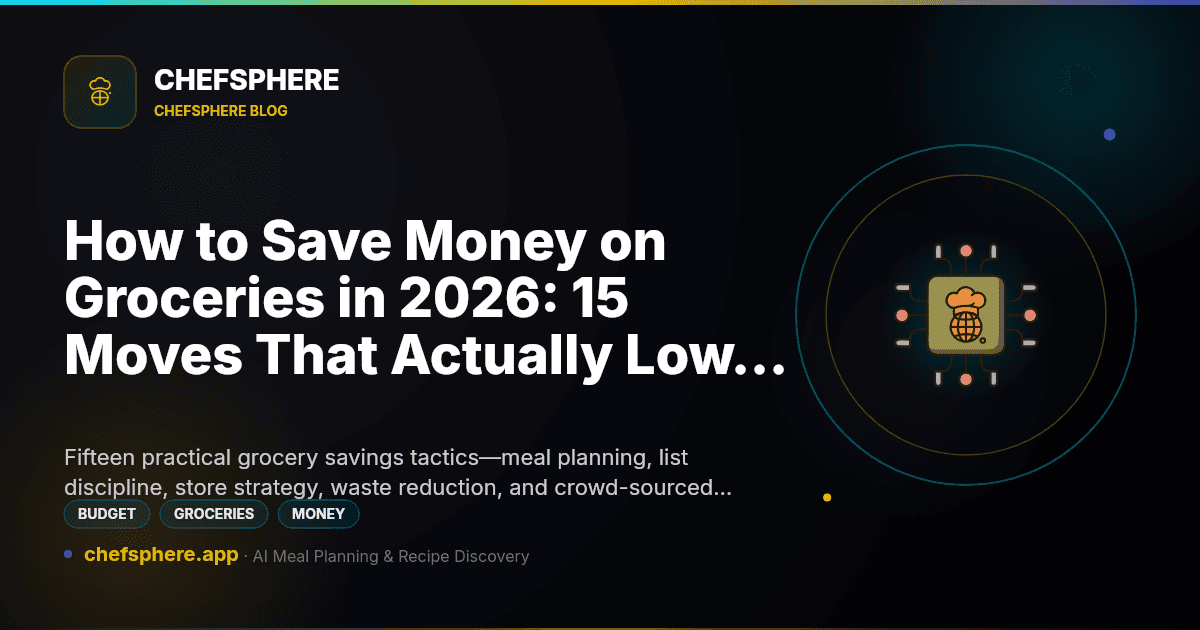 How to Save Money on Groceries in 2026: 15 Moves That Actually Lower Your Bill