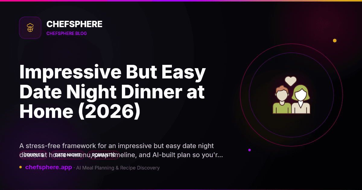 Impressive But Easy Date Night Dinner at Home (2026)