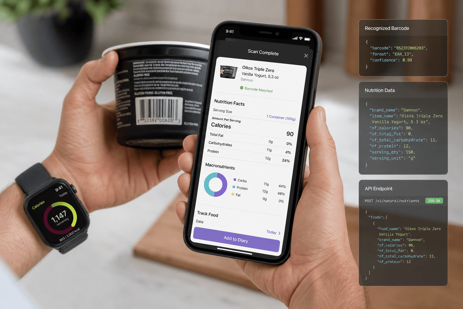 Nutritionix alternative