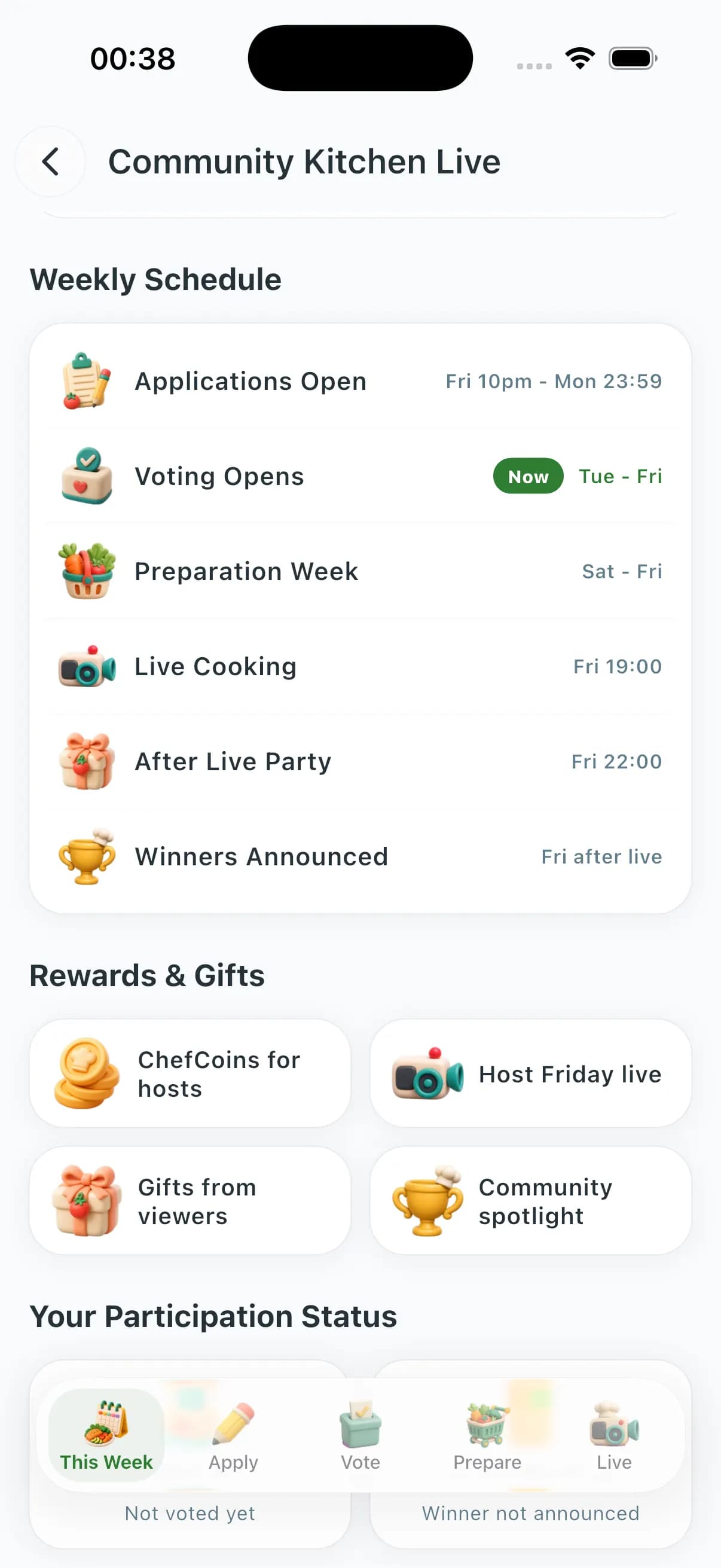 Watch it live. Cook it this week. — ChefSphere Chef Lives on iPhone — live cooking with chat