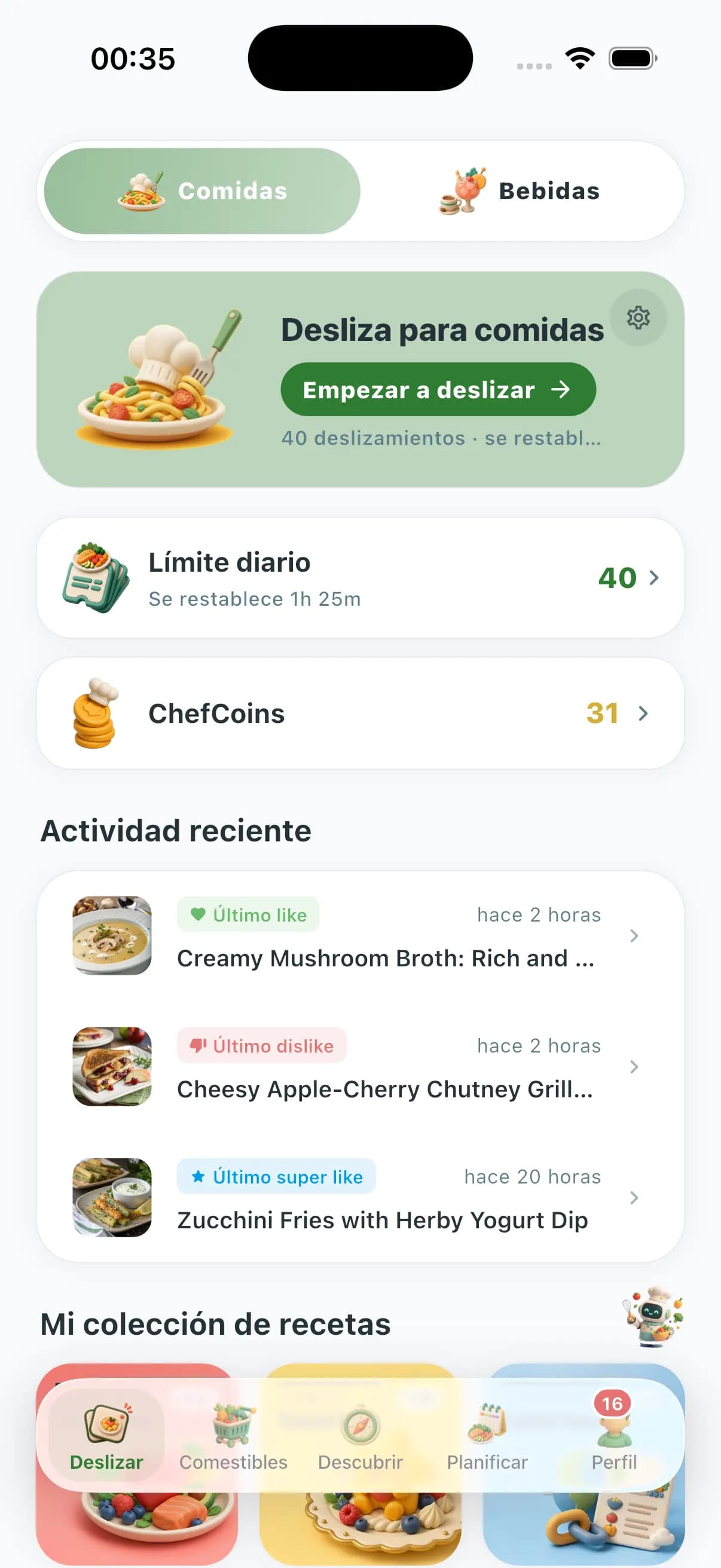 Cada rincón de planificación de ChefSphere — en un solo mapa — Map of ChefSphere content hubs — meal plans, recipes, community and kitchen tools for everyday home cooks