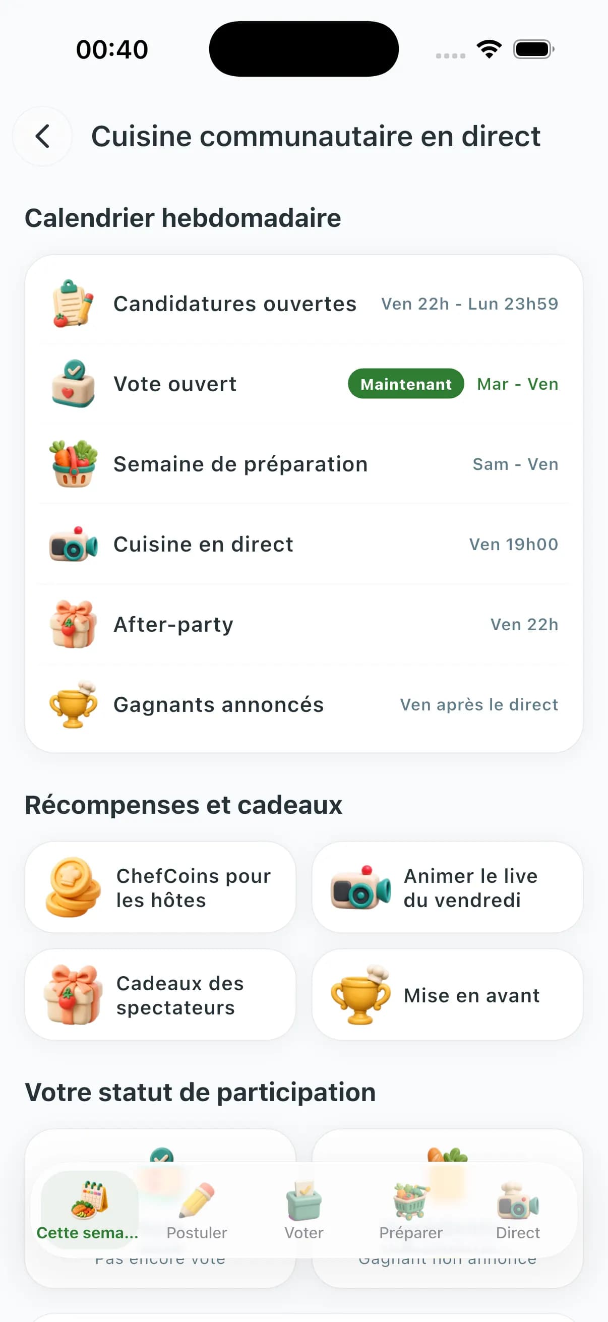 Co-host IA dans les Chef Lives