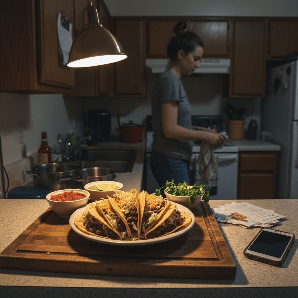 Mexican recipes — Mexican recipes — Everyday home cook preparing food in a modest apartment kitchen — not a professional chef or restaurant