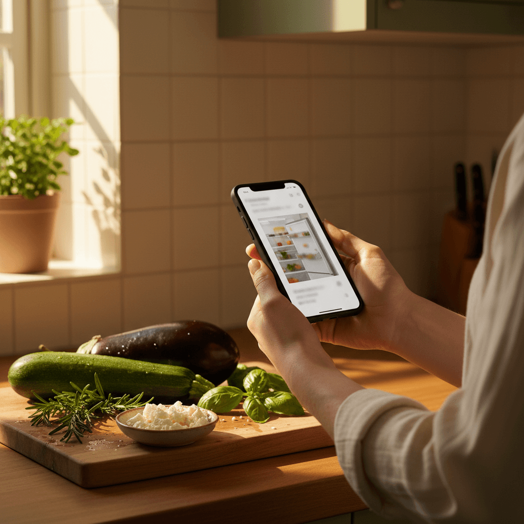ChefSphere AI — interactive cards (macro slider, weekly chart, grocery checklist) and live tools
