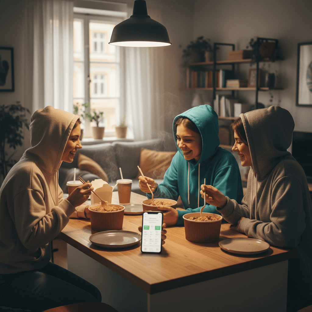 Friends, roommates, and clubs — group meal plans for social eating — Friends, roommates, and clubs — group meal plans for social eating