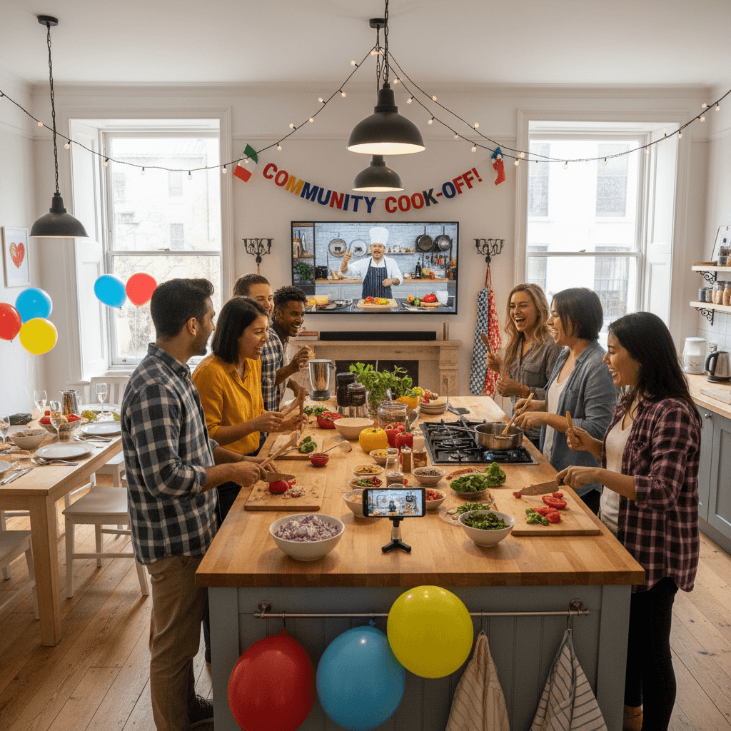 Join the live cooking community