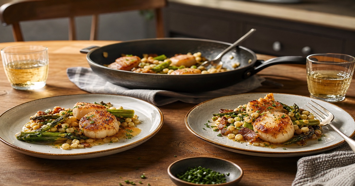 Cooking for Two Without Wasting Half the Groceries — in-kitchen scene