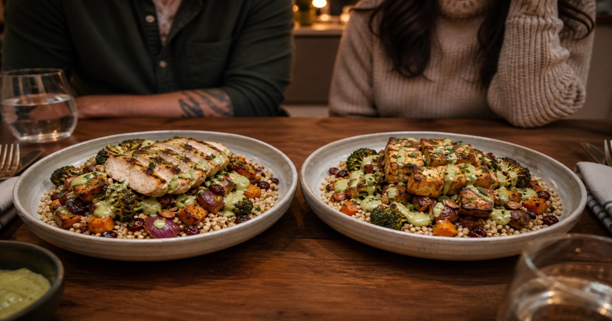 Couple Meal Planning When You Have Different Diets (2026) — prep and portions detail