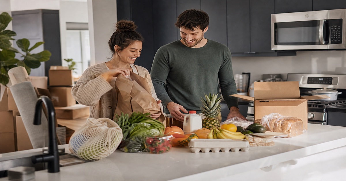 Just Moved In Together? A Couple — in-kitchen scene