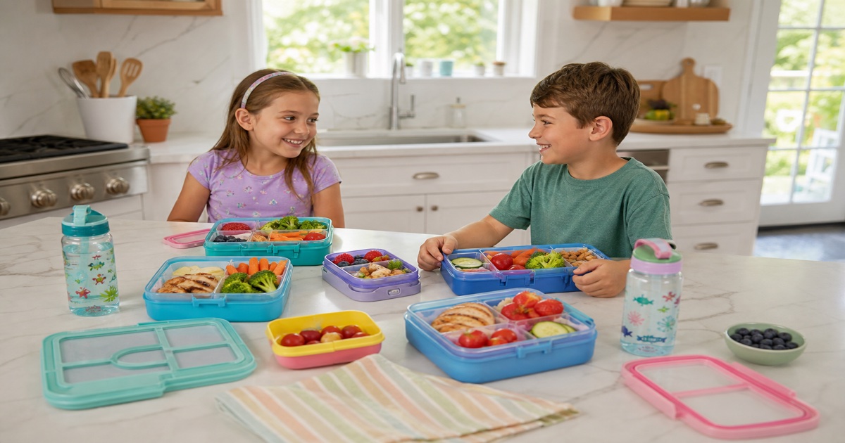Summer Meal Plan for Kids: Stop the All-Day "I'm Hungry" — in-kitchen scene